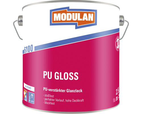 MODULAN PU Gloss Lackdose mit 2,5 Liter Inhalt