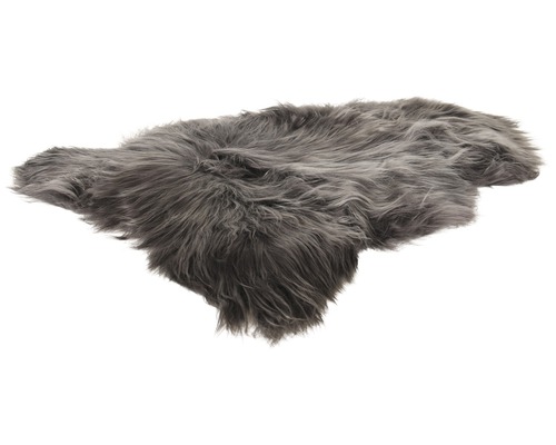 Graue Schaffellimitat-Dekoration