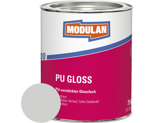 MODULAN 6100 PU Gloss Lack 750ml RAL 7035 lichtgrau 750 ml Modulan PU Glanzlack in Dose