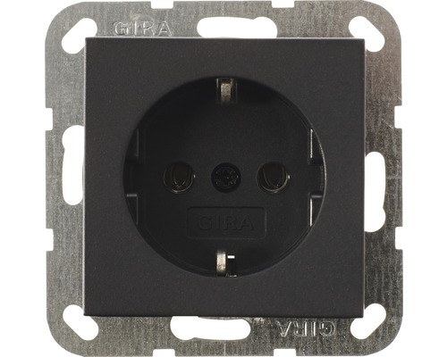 Gira 4188 28 Steckdose E2/Event anthrazit Gira Steckdose mit Schutzkontakt