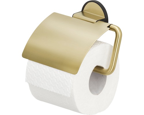 Toilettenpapierhalter TIGER Tune mit Deckel Messing-0