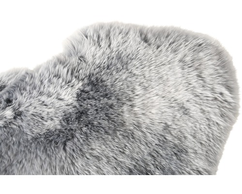 Graue Kunstfell Decke