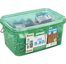 Spax Terrassenschrauben 5x50 Millimeter, 550 Stück im Eimer