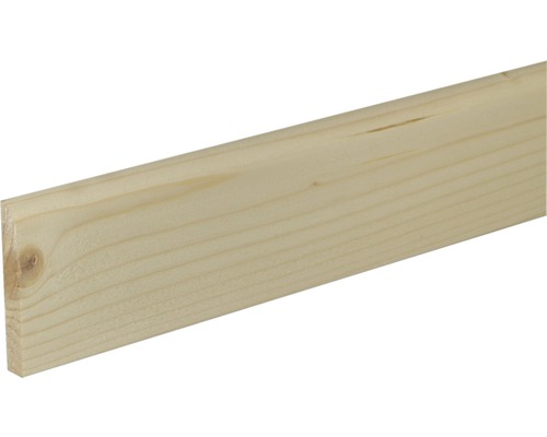 Sockelleiste SF260 Fichte/Kiefer roh 10 x 70 x 2400 mm Holzprofilleiste aus Nadelholz