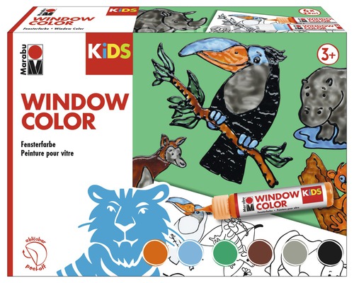 Marabu Window Color Set für Kinder zum Fenster bemalen