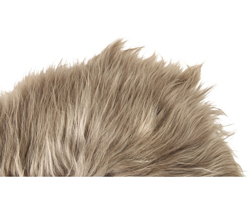 Detailansicht eines Teppichs mit langem Flor