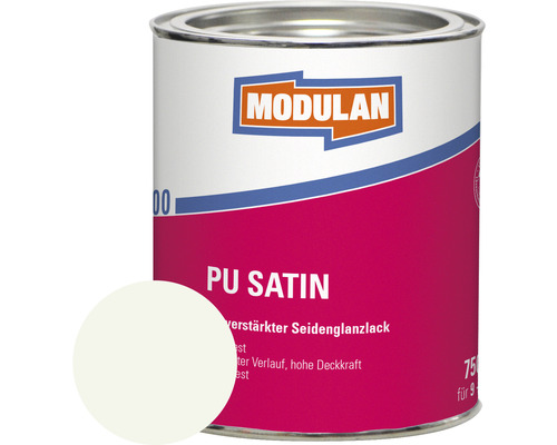 MODULAN 6100 PU Satin Lack RAL 9016 verkehrsweiß 750 ml