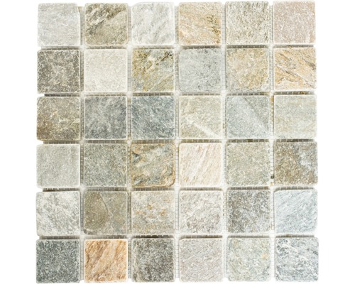 Natursteinmosaik XQM 001M 30,5x32,5 cm beige/grau Natursteinmosaik XQM 001M 30,5x32,5 cm beige/grau