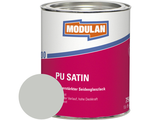 MODULAN 6100 PU Satin Lack RAL 7035 lichtgrau 750 ml