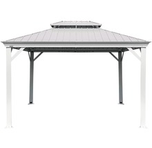 Pavillon SOJAG Messina 12x16 inkl. Moskitonetz 473 x 353 cm champagner