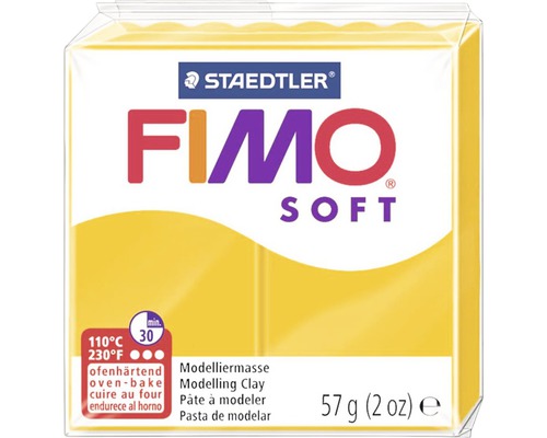 Fimo Soft sonnengelb 57g