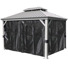 Pavillon SOJAG Messina 12x16 inkl. Moskitonetz 473 x 353 cm champagner