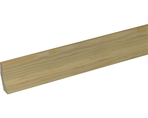 Sockelleiste SF266 Fichte/Kiefer roh 16 x 44 x 2400 mm Holzlatte aus Nadelholz