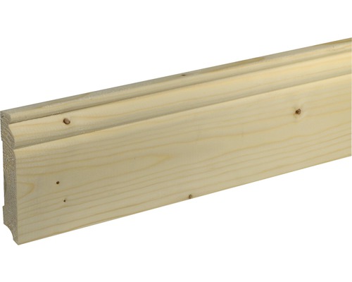 Sockelleiste SF272 Fichte/Kiefer roh 18 x 95 x 2400 mm Profilholz aus Holz