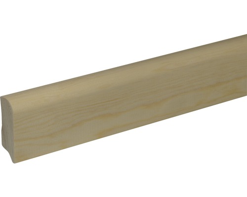 Sockelleiste SF283 Fichte/Kiefer roh 20 x 58 x 2400 mm Holz-Viertelstab