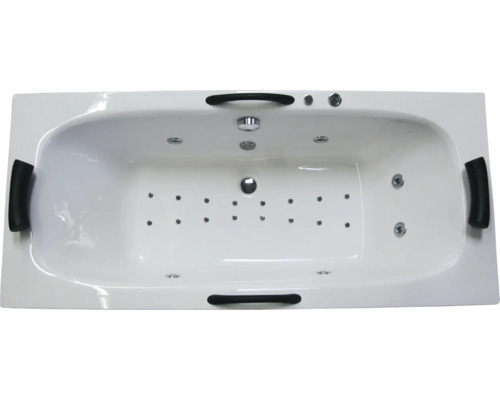 Badewanne mit Griffen und Hydromassagefunktion