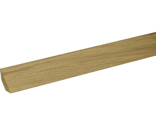 Sockelleiste S11 Eiche lackiert astfrei 27 x 27 x 2400 mm Holzleiste aus Eiche