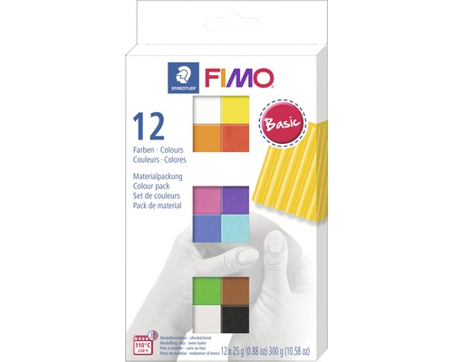 Modelliermasse Fimo Soft Colour Pack 12x 25 g