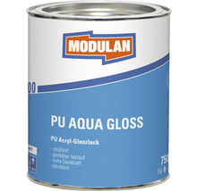 MODULAN 6200 PU Lack Aqua Gloss RAL 9005 tiefschwarz 750 ml-thumb-1