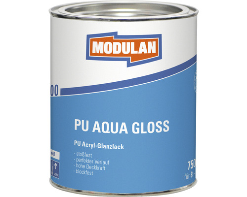 Modulan PU Aqua Gloss Acryl Glanzlack in Dose