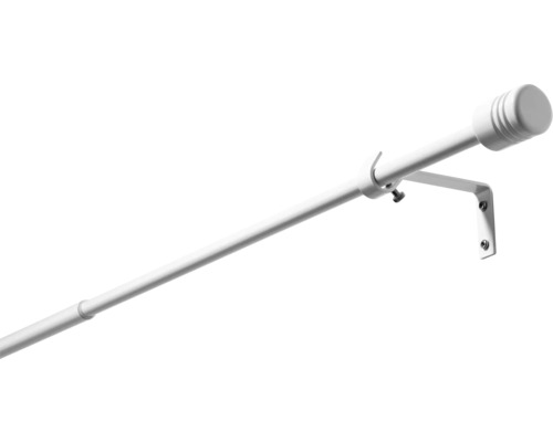 Gardinenstange mit Halterung und Endstück