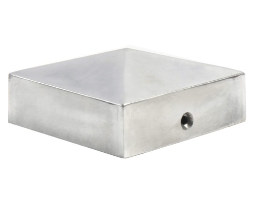 Pfostenkappe 7 x 7 cm aluminium-0