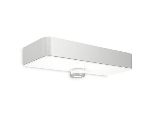 Steinel Solar Sensor LED Außenwandleuchte 3000 K warmweiß HxB 53x242 mm XSolar SOL-O S silber