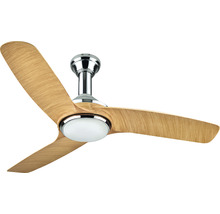 Deckenventilator mit drei Flügeln und integrierter Leuchte
