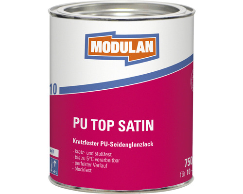 Dose PU Top Satin Lack von Modulan mit 750 Milliliter Inhalt