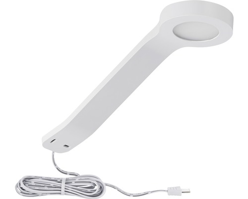 Paulmann Möbelleuchte Clever Connect Tunable White 2W 100 lm 2700- 6500 K warmweiß-tageslichtweiß HxBxT 35x70x245 mm Spot Mike weiß 12V