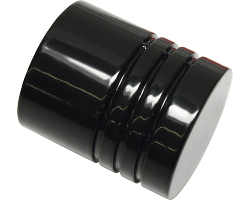Endstück Zylinder für Chicago schwarz Ø 20 mm 2 Stk. | HORNBACH