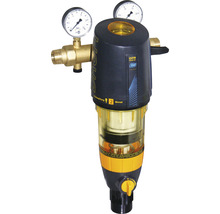 Wasserfilter mit zwei Manometern zur Druckanzeige