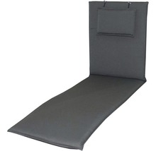 Auflage für eine Sonnenliege mit Kopfkissen
