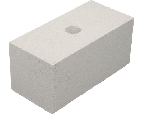 Kalksandstein KS-Vollstein 2DF 20-2.0 240 mm x 115 mm x 113 mm Ziegelstein mit Loch