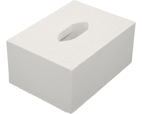 Kalksandstein KS-Vollstein 3DF 20-2.0240 mm x 175 mm x 113 mm Feuerfester Stein mit Aussparung
