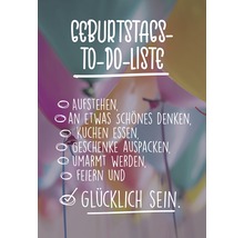 Geburtstags To-do Liste