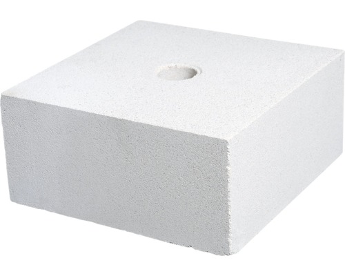 Kalksandstein KS-Lochstein 4DF 12-1.4 240 mm x 240 mm x 113 mm Rechteckiger Feuerleichtstein mit Loch