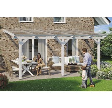 Terrassenüberdachung SKAN HOLZ Andria 541x250 cm weiß