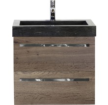 Waschtischunterschrank mit Waschbecken und Armatur