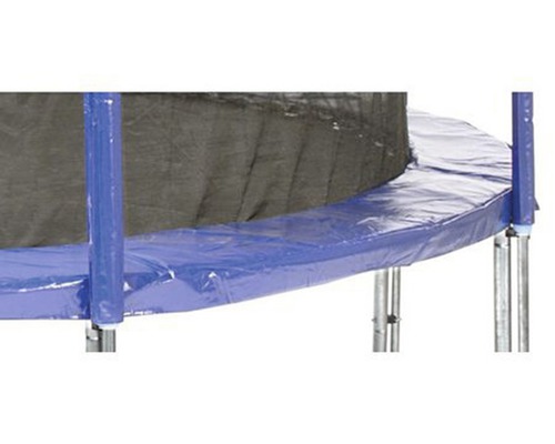 Randabdeckung Ersatzteil für Trampolin Marimex Ø 305 cm Art. 5492906 Detailansicht eines Trampolins mit Rahmenpolsterung und Sicherheitsnetz