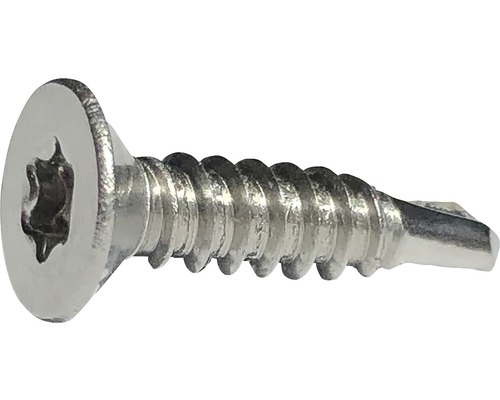 Bohrschraube Senkkopf A4 19 x 4,2 mm M-Fix + M-Fix H Pack = 30 Stück Metallschraube mit Torx-Antrieb