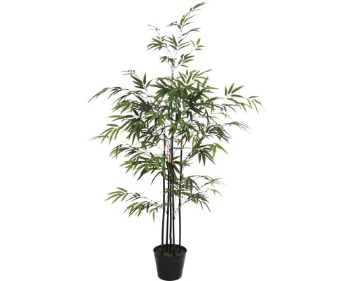 Kunstpflanze Bambus Ø 75 cm H | 120 grün HORNBACH