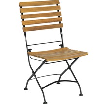 Gartenmöbelset Acamp Lindau 6 -Sitzer bestehend aus: 2 Stühle, Bank, Tisch 120 x 80 x 75 cm Eisen Holz braun anthrazit klappbar-thumb-1
