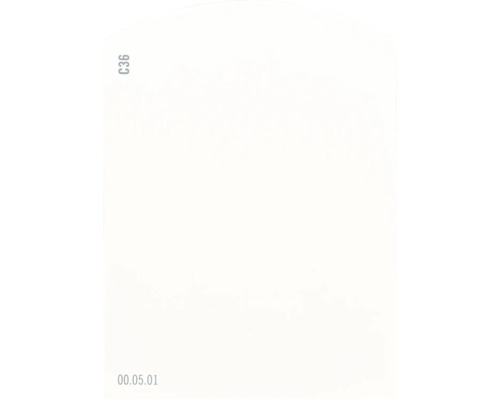 Farbmusterkarte Farbtonkarte C36 Off-White Farbwelt orange 9,5x7 cm