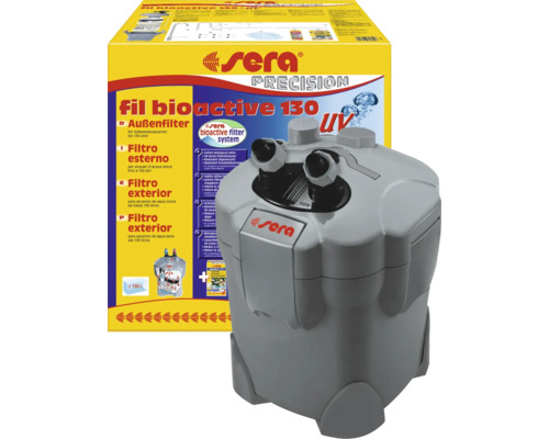 Aquarium-Außenfilter sera fil bioactive 130 + UV bis zu 300 l /h, für Aquarien bis zu 130 l, 11 W Aquarium-Außenfilter sera fil bioactive 130 + UV bis zu 300 l /h, für Aquarien bis zu 130 l, 11 W
