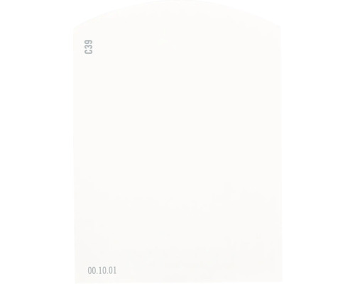 Farbmusterkarte Farbtonkarte C39 Off-White Farbwelt orange 9,5x7 cm