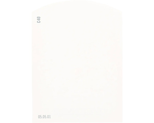 Farbmusterkarte Farbtonkarte C40 Off-White Farbwelt orange 9,5x7 cm-0