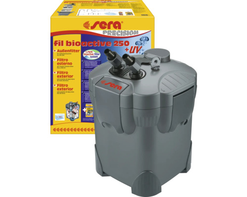Aquarium-Außenfilter sera fil bioactive 250 + UV, bis zu 750 l /h, für Aquarien bis zu 250 l, 22 W Aquarium-Außenfilter sera fil bioactive 250 + UV, bis zu 750 l /h, für Aquarien bis zu 250 l, 22 W
