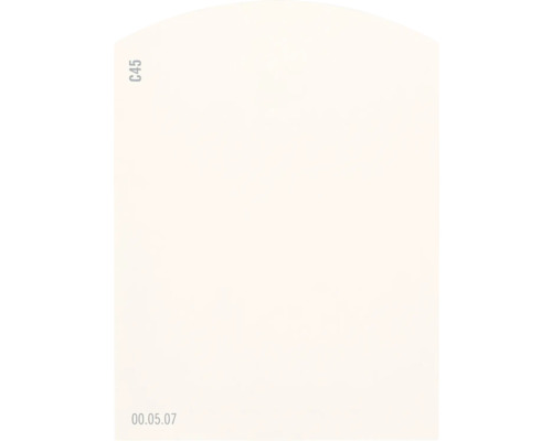 Farbmusterkarte Farbtonkarte C45 Off-White Farbwelt orange 9,5x7 cm-0