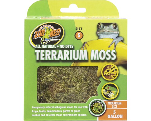 Bodengrund ZOO MED Terrarium Moss S 1,31 l Zoo Med Terrarium Moos, natürliche Bodengrund für Reptilien
